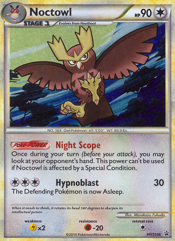 Noctowl (HGSS06) [HeartGold & SoulSilver: Black Star Promos] | Good Games Morley