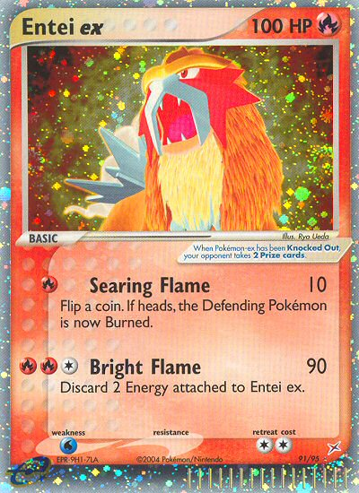 Entei ex (91/95) [EX: Team Magma vs Team Aqua] | Good Games Morley