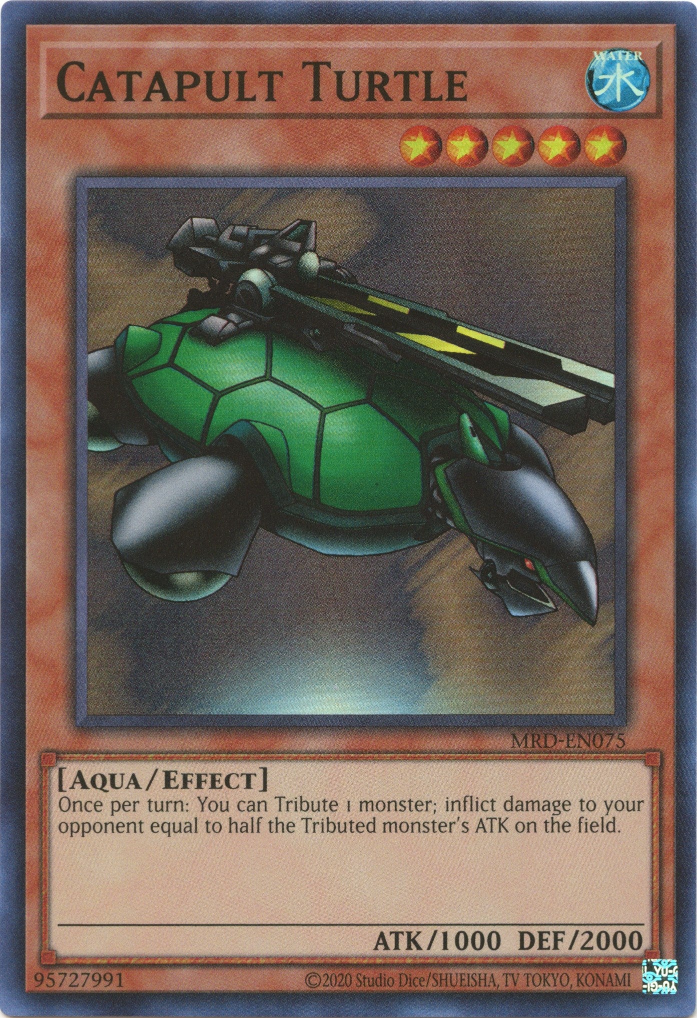 Catapult Turtle (25th Anniversary) [MRD-EN075] Super Rare | Good Games Morley