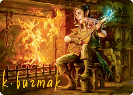 Wish Art Card (Gold-Stamped Signature) [Dungeons & Dragons: Adventures in the Forgotten Realms Art Series] | Good Games Morley
