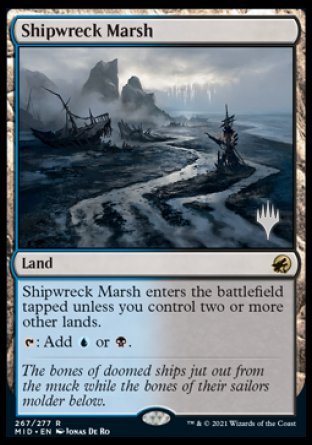 Shipwreck Marsh (Promo Pack) [Innistrad: Midnight Hunt Promos] | Good Games Morley