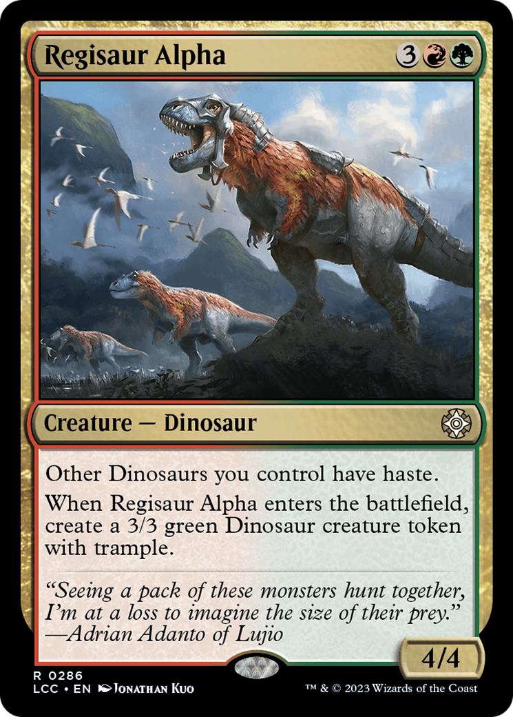 Regisaur Alpha [The Lost Caverns of Ixalan Commander] | Good Games Morley