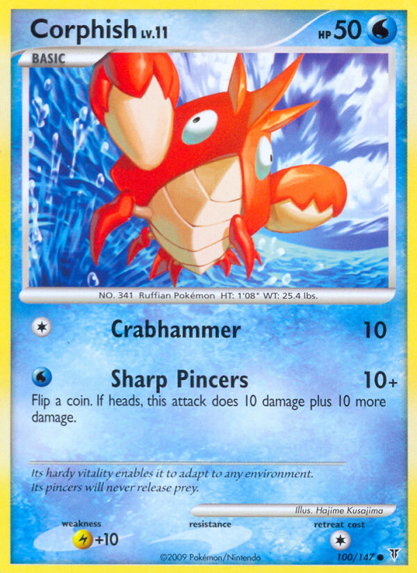 Corphish (100/147) [Platinum: Supreme Victors] | Good Games Morley