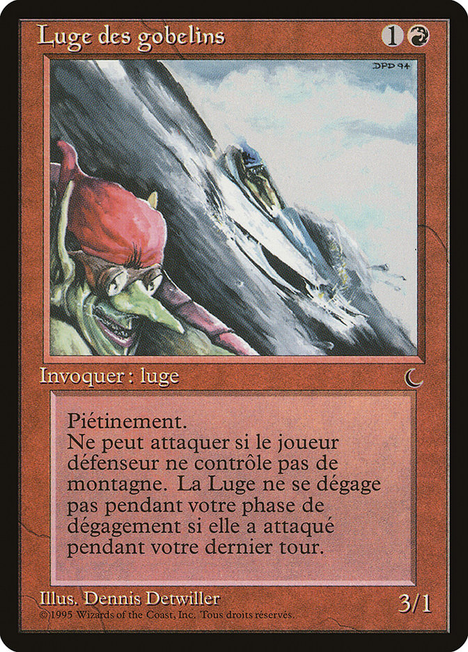 Goblin Rock Sled (French) - "Luge des gobelins" [Renaissance] | Good Games Morley