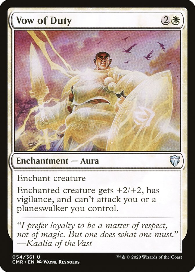 Vow of Duty [Commander Legends] | Good Games Morley