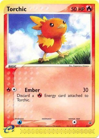 Torchic (017) (Non-Holo) [Nintendo: Black Star Promos] | Good Games Morley