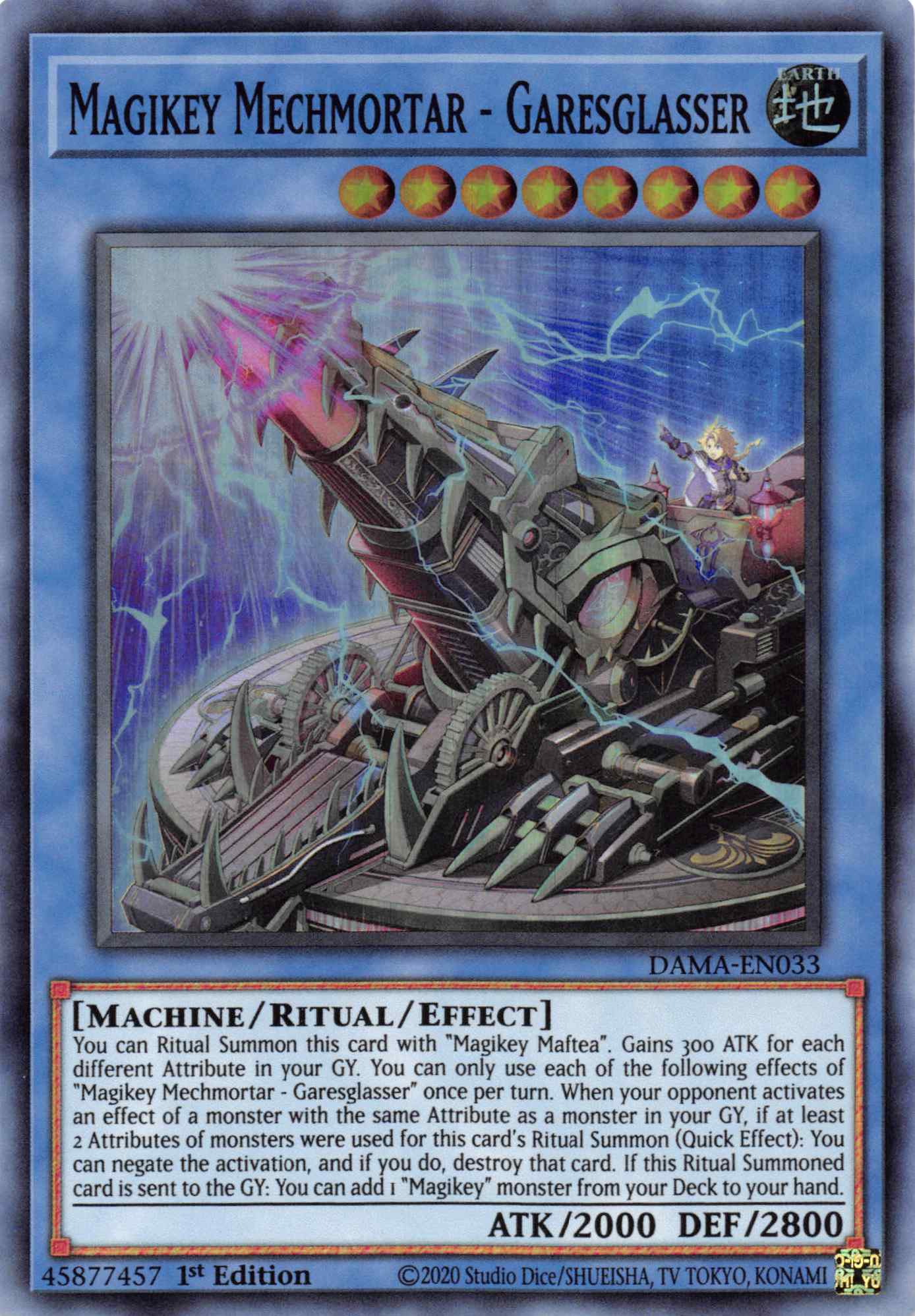 Magikey Mechmortar - Garesglasser [DAMA-EN033] Super Rare | Good Games Morley
