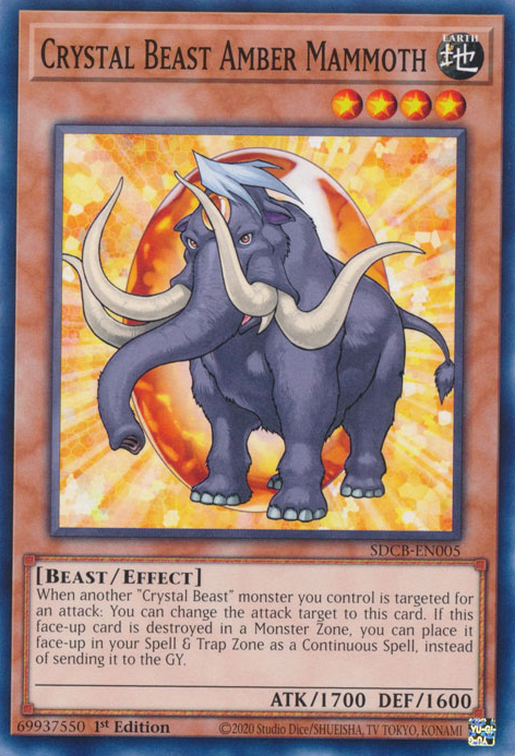 Crystal Beast Amber Mammoth [SDCB-EN005] Common | Good Games Morley