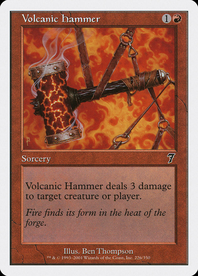 Volcanic Hammer [Seventh Edition] | Good Games Morley