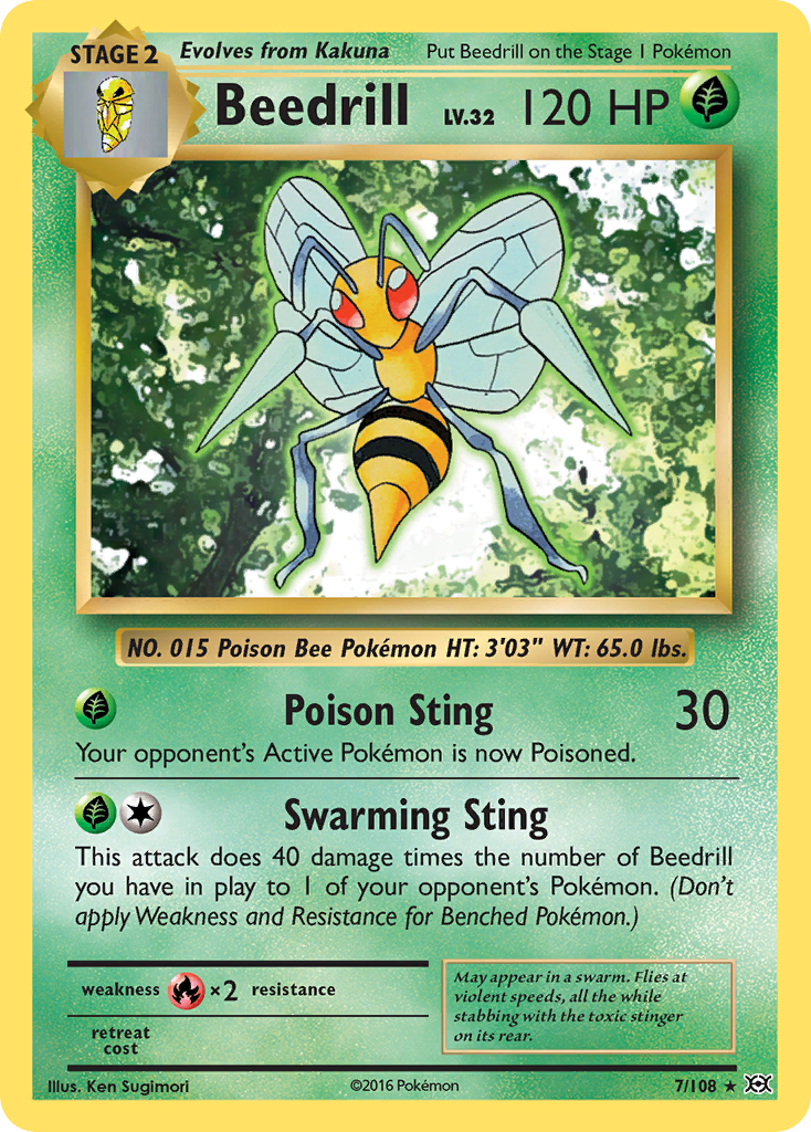 Beedrill (7/108) [XY: Evolutions] | Good Games Morley