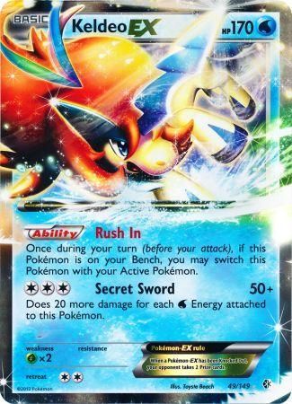 Keldeo EX (49/149) (Jumbo Card) [Black & White: Boundaries Crossed] | Good Games Morley