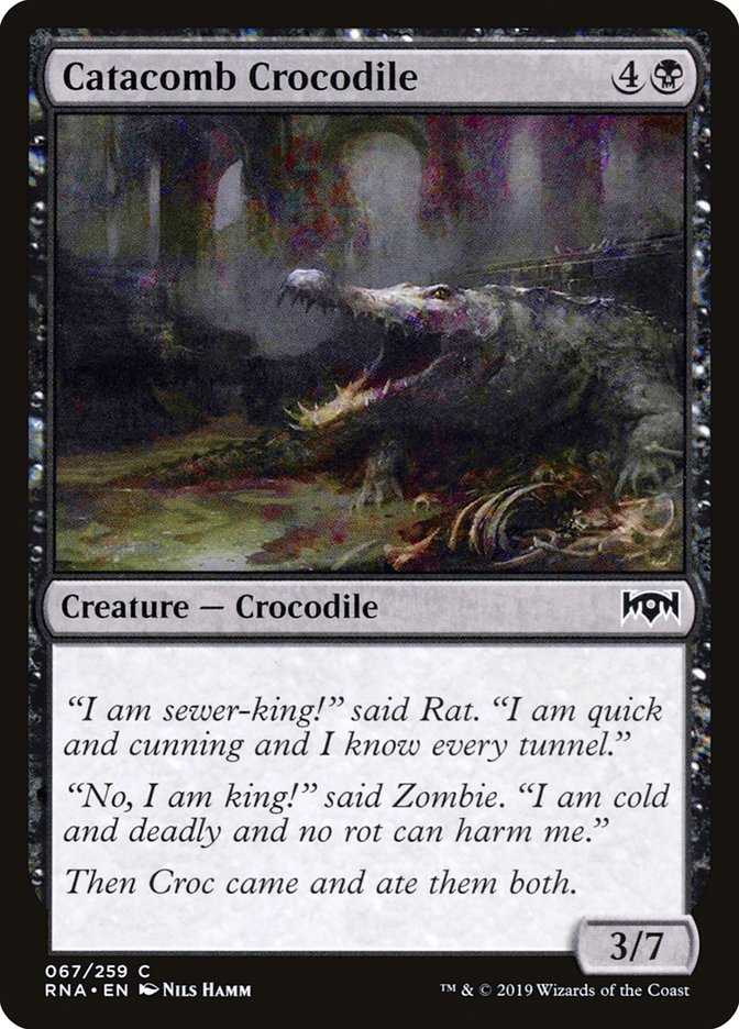 Catacomb Crocodile [Ravnica Allegiance] | Good Games Morley