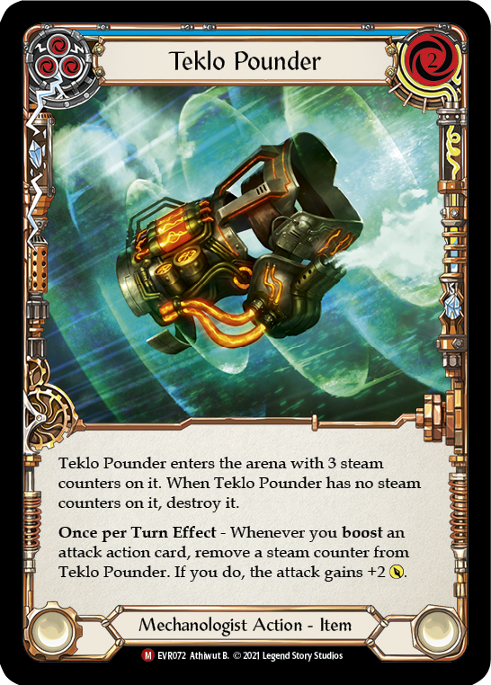 Teklo Pounder [EVR072] (Everfest)  1st Edition Rainbow Foil | Good Games Morley