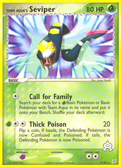 Team Aqua's Seviper (17/95) [EX: Team Magma vs Team Aqua] | Good Games Morley
