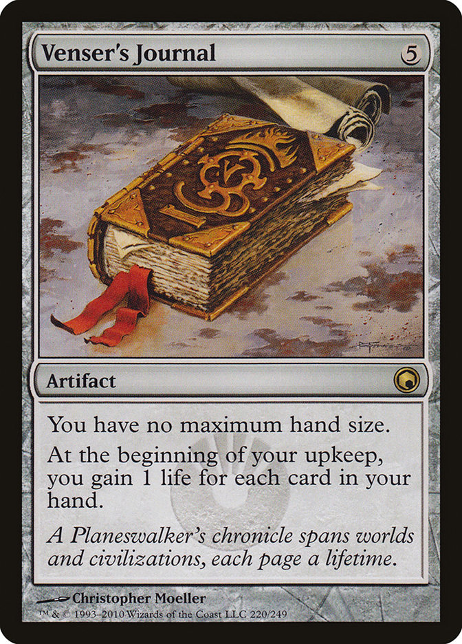 Venser's Journal [Scars of Mirrodin] | Good Games Morley