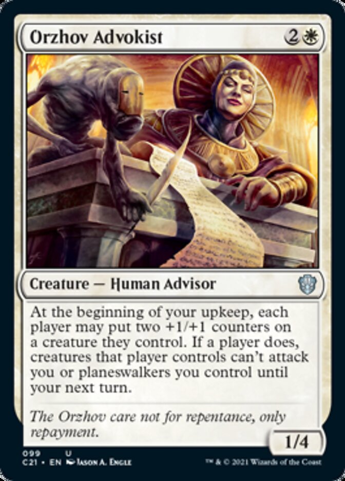 Orzhov Advokist [Commander 2021] | Good Games Morley