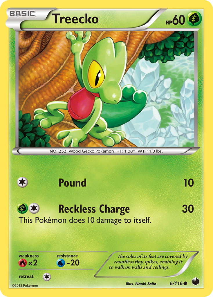 Treecko (6/116) [Black & White: Plasma Freeze] | Good Games Morley
