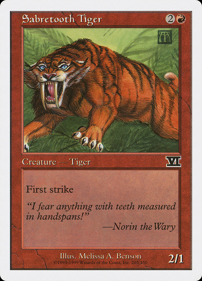 Sabretooth Tiger [Classic Sixth Edition] | Good Games Morley