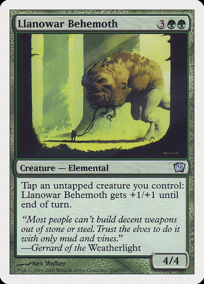 Llanowar Behemoth [Ninth Edition] | Good Games Morley