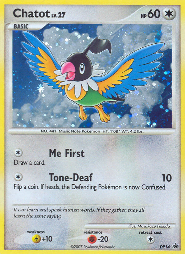 Chatot (DP14) [Diamond & Pearl: Black Star Promos] | Good Games Morley