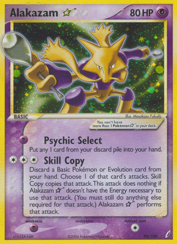 Alakazam Star (99/100) [EX: Crystal Guardians] | Good Games Morley