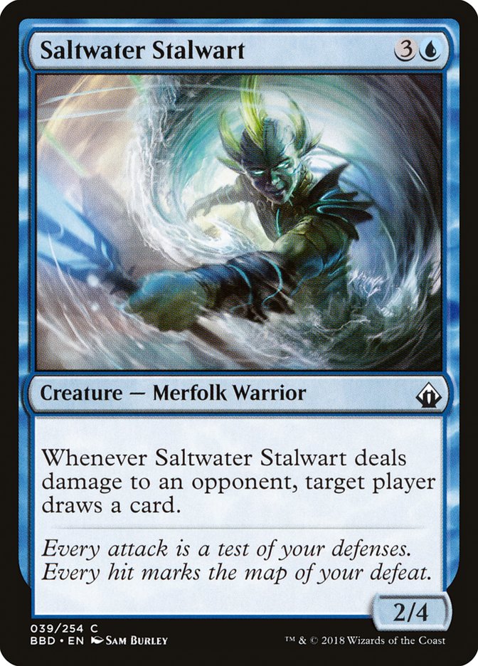 Saltwater Stalwart [Battlebond] | Good Games Morley
