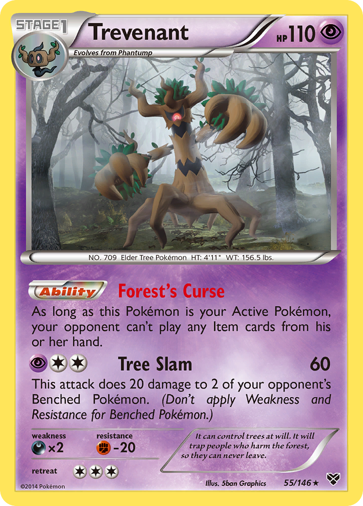 Trevenant (55/146) [XY: Base Set] | Good Games Morley
