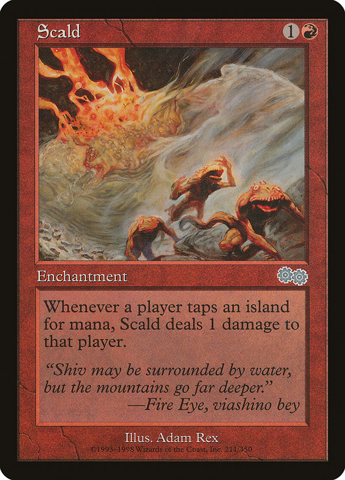 Scald [Urza's Saga] | Good Games Morley