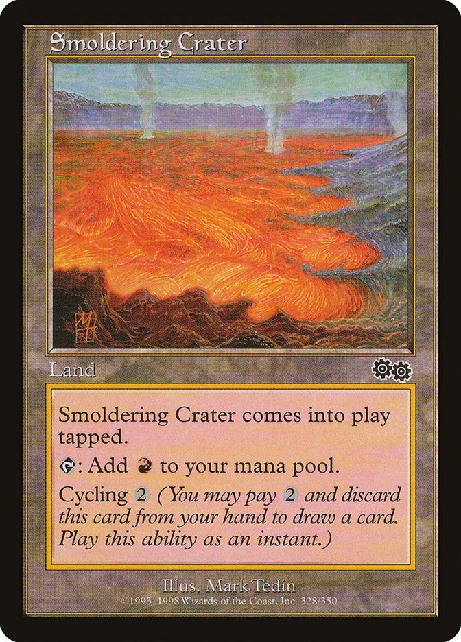 Smoldering Crater [Urza's Saga] | Good Games Morley