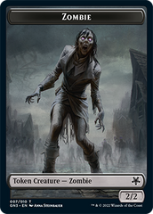 Zombie // Angel Double-Sided Token [Game Night: Free-for-All Tokens] | Good Games Morley