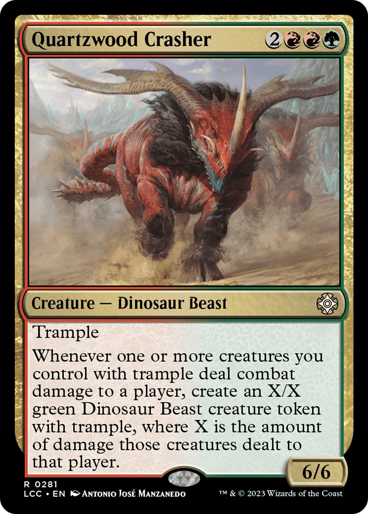 Quartzwood Crasher [The Lost Caverns of Ixalan Commander] | Good Games Morley