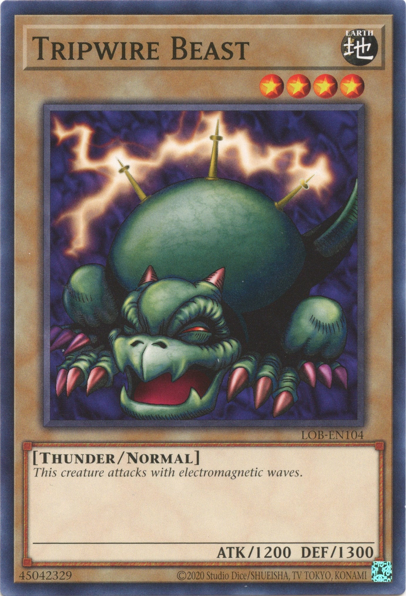 Tripwire Beast (25th Anniversary) [LOB-EN104] Common | Good Games Morley