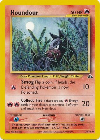 Houndour (24/75) [Neo Discovery Unlimited] | Good Games Morley