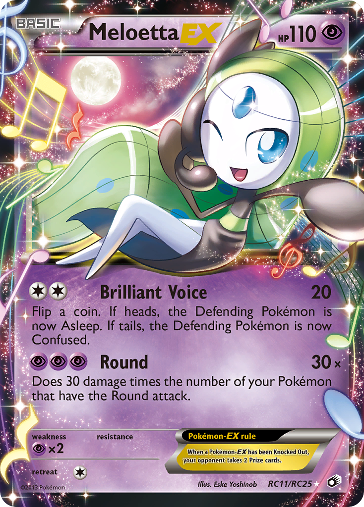 Meloetta EX (RC11/RC25) [Black & White: Legendary Treasures] | Good Games Morley