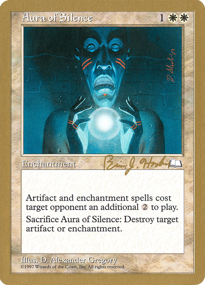 Aura of Silence (Brian Hacker) [World Championship Decks 1998] | Good Games Morley