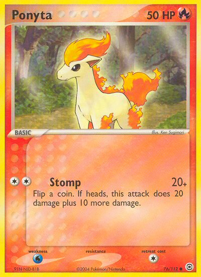 Ponyta (76/112) [EX: FireRed & LeafGreen] | Good Games Morley