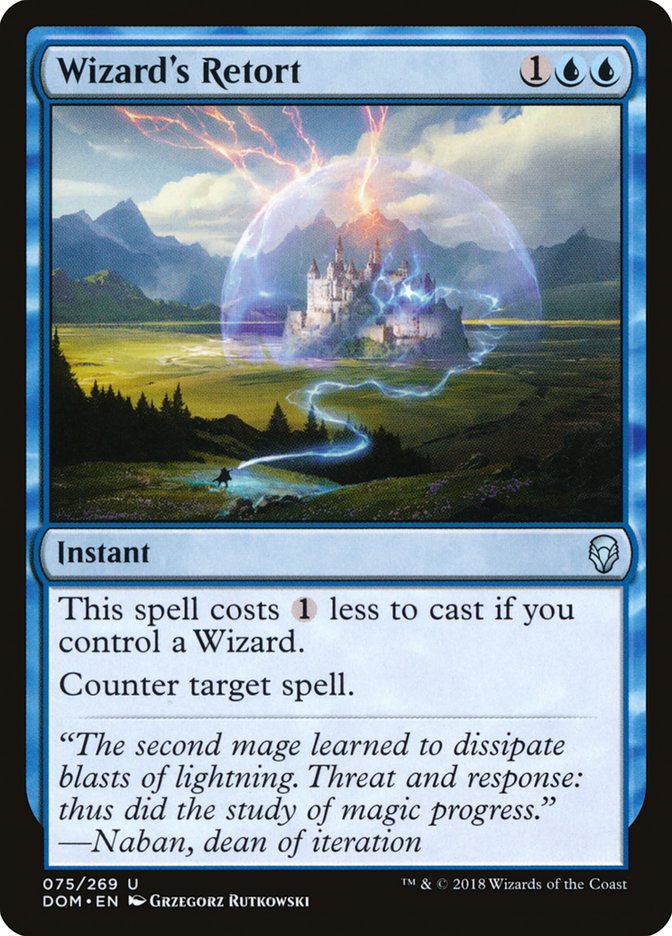 Wizard's Retort [Dominaria] | Good Games Morley