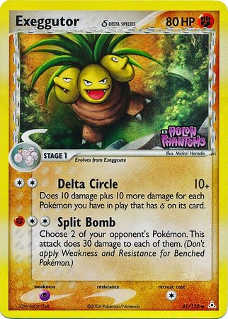 Exeggutor (41/110) (Delta Species) (Stamped) [EX: Holon Phantoms] | Good Games Morley