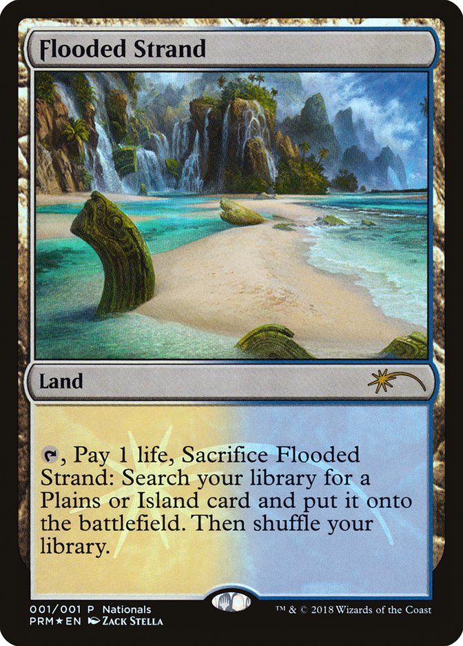 Flooded Strand (Nationals) [Nationals Promos] | Good Games Morley