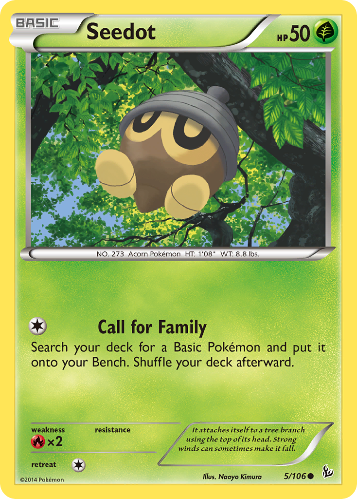 Seedot (5/106) [XY: Flashfire] | Good Games Morley