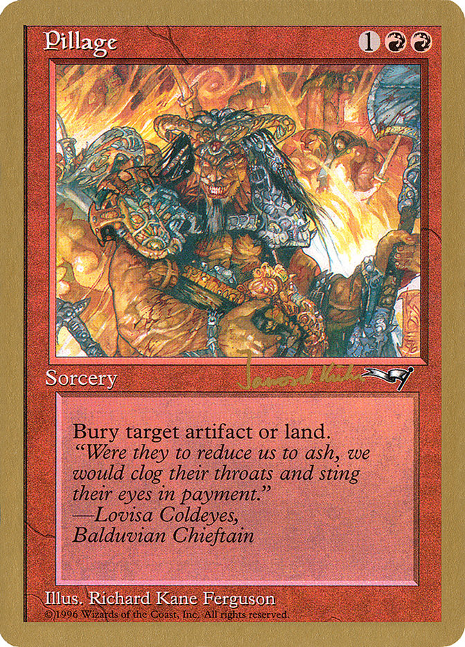 Pillage (Janosch Kuhn) [World Championship Decks 1997] | Good Games Morley