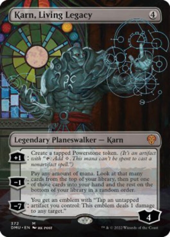 Karn, Living Legacy (Borderless) [Dominaria United] | Good Games Morley