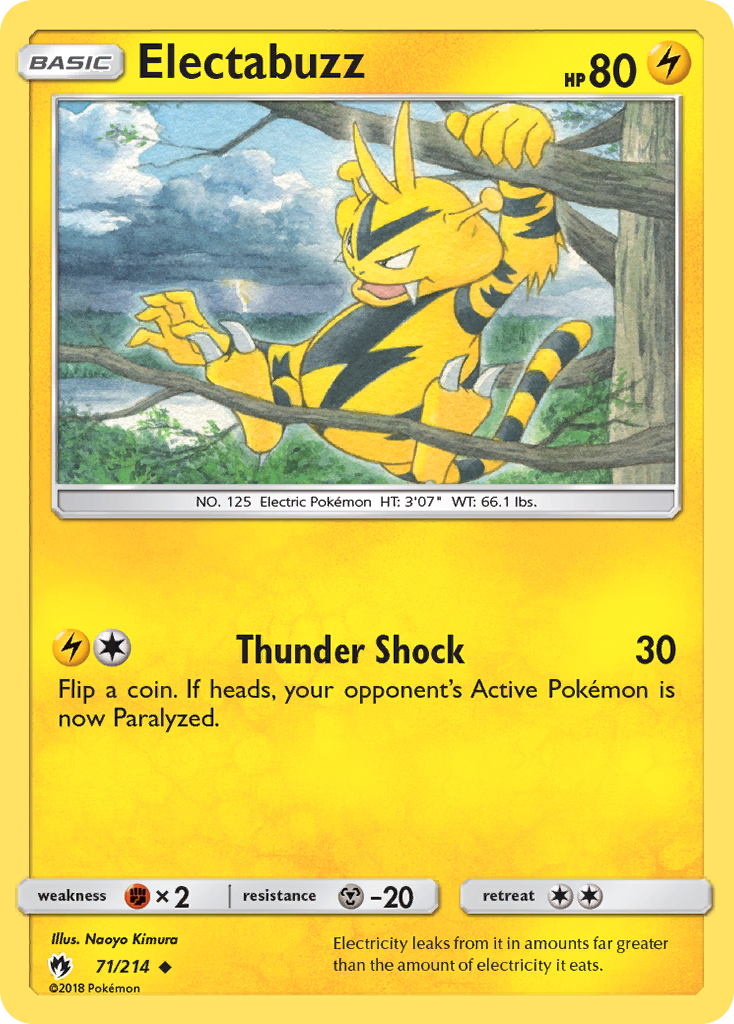 Electabuzz (71/214) [Sun & Moon: Lost Thunder] | Good Games Morley