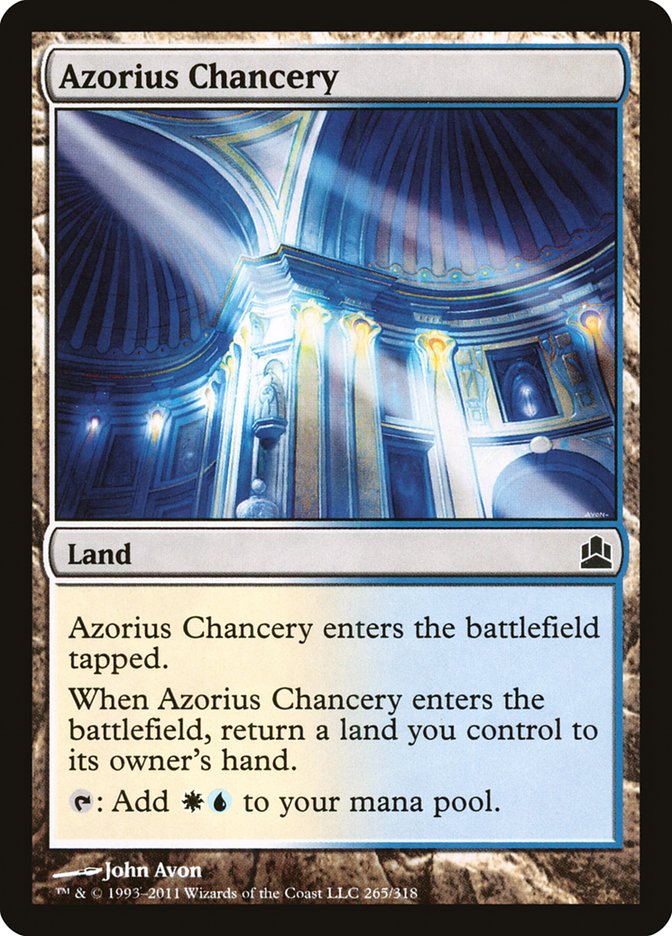 Azorius Chancery [Commander 2011] | Good Games Morley
