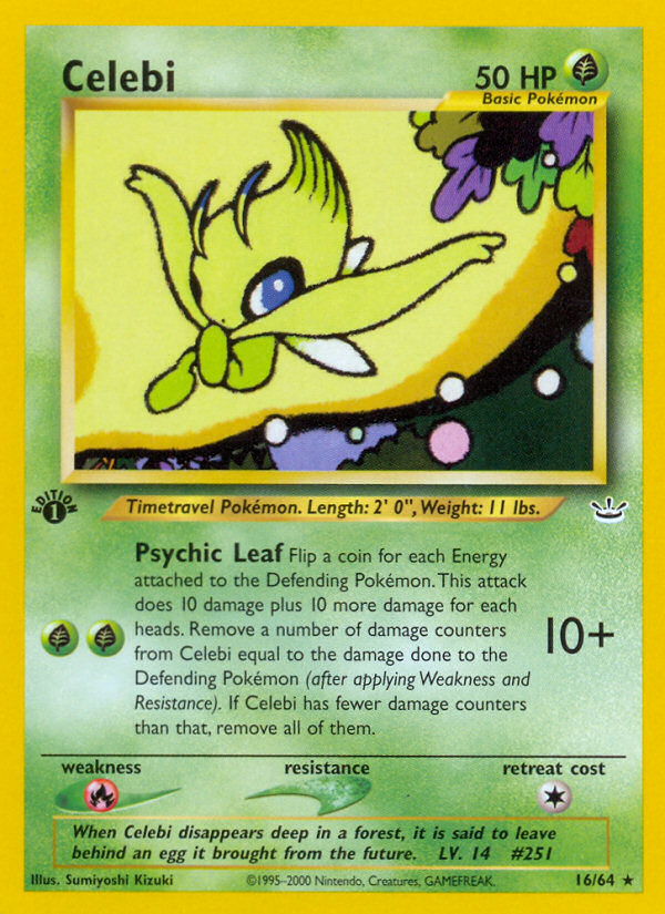 Celebi (16/64) [Neo Revelation 1st Edition] | Good Games Morley