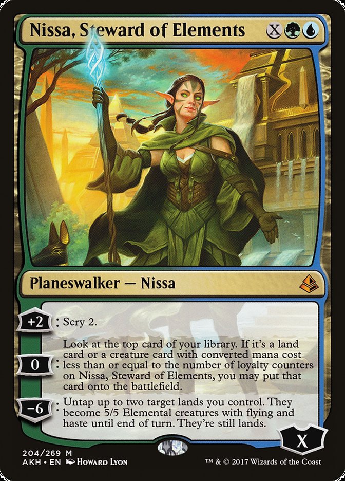 Nissa, Steward of Elements [Amonkhet] | Good Games Morley