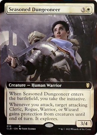 Seasoned Dungeoneer (Extended Art) [Commander Legends: Battle for Baldur's Gate] | Good Games Morley