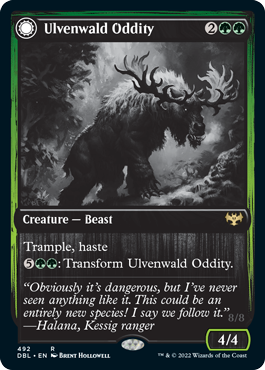 Ulvenwald Oddity // Ulvenwald Behemoth [Innistrad: Double Feature] | Good Games Morley