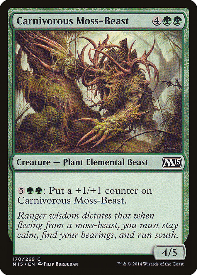 Carnivorous Moss-Beast [Magic 2015] | Good Games Morley