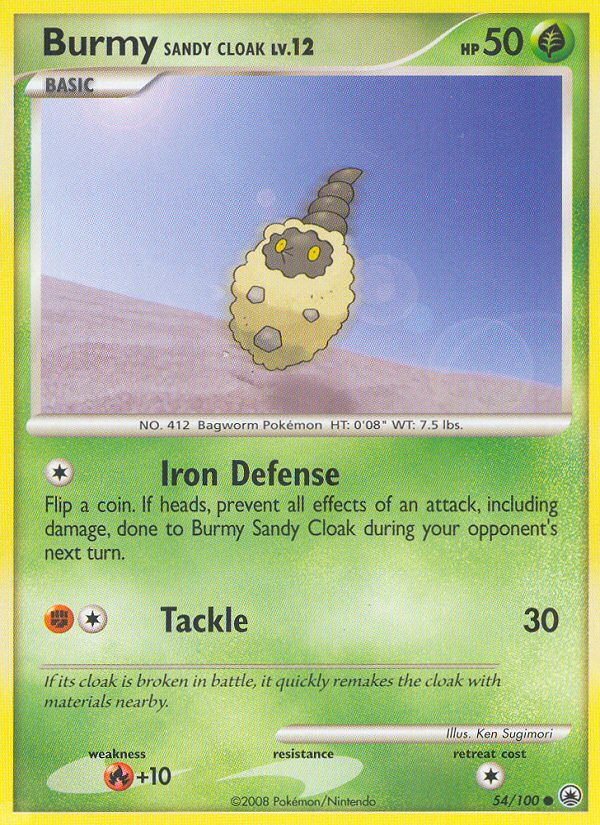 Burmy Sandy Cloak (54/100) [Diamond & Pearl: Majestic Dawn] | Good Games Morley